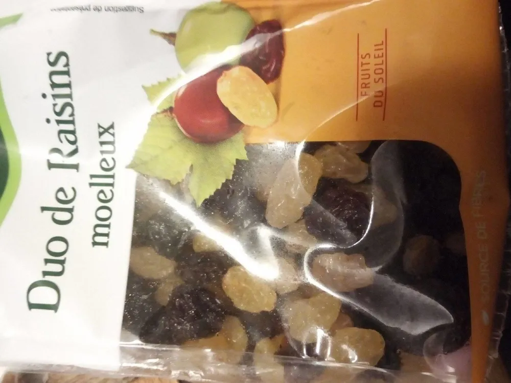 Duo de raisins moelleux