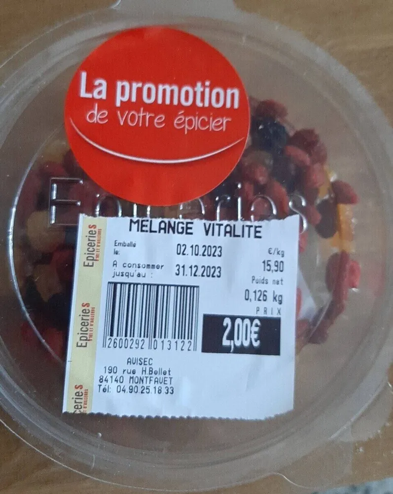 Melange vitalite