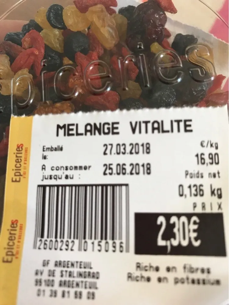 Mélange vitalité