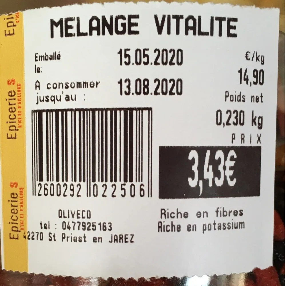 Melange vitalité