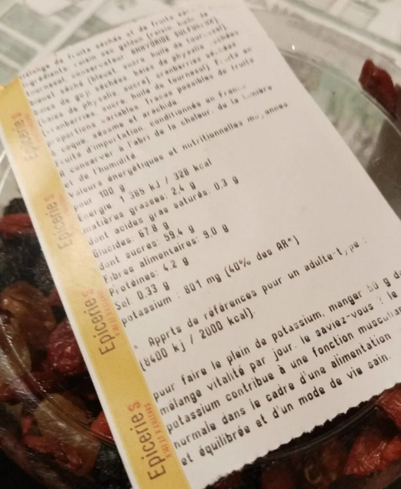 Mélange vitalité
