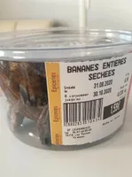 Bananes entières séchées