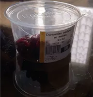Cranberries séchées en moitiés