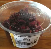 Cranberries séchées