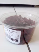 Cranberries séchées en moitié