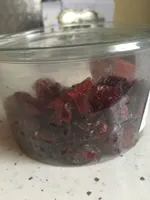 Cranberries séchées en moitiés