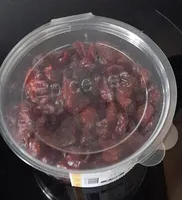 Cranberries séchées en moitiés