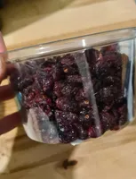 Cranberries séchées en moitié