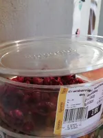 Cranberries séchées en moitiés