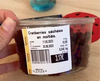 Cranberries séchées