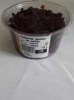 Cranberries séchées en moitiés