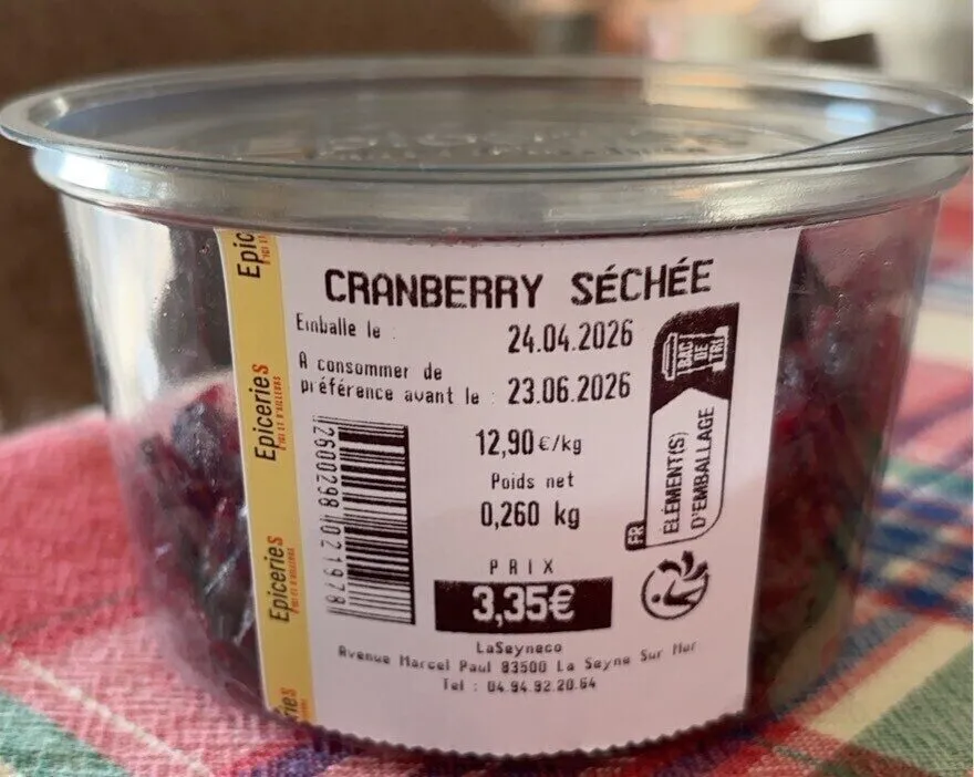 Cranberry sechee