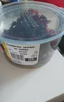 Cranberries séchées en moitie