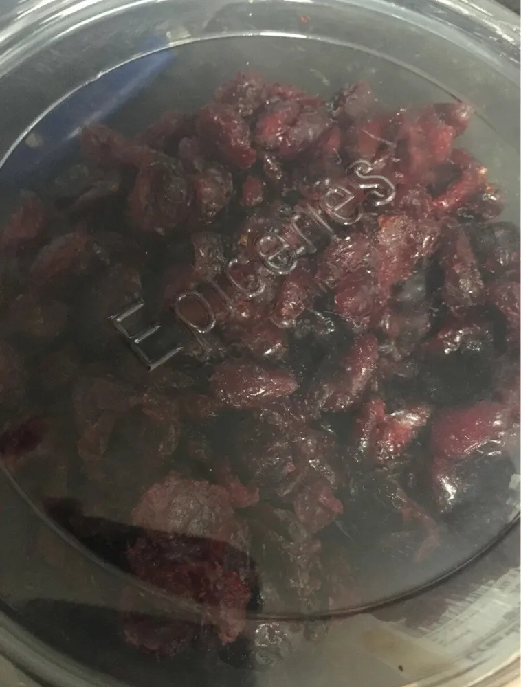 Cranberry secher en moitie