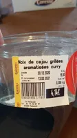 noix cajoux grillées aromatisees curry