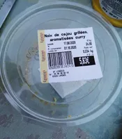 Noix de cajou grillës, aromatisés curry