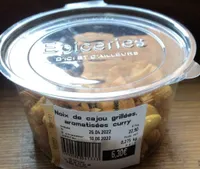 Noix de cajou grillées aromatisées curry