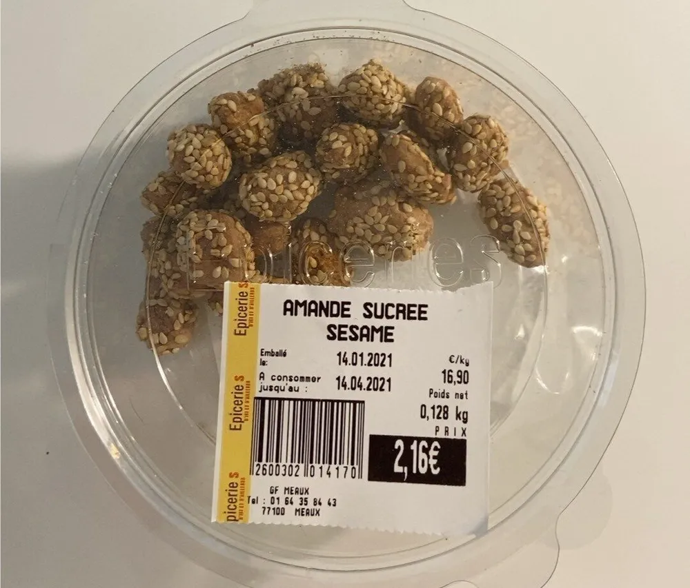 Amande sucrée sésame