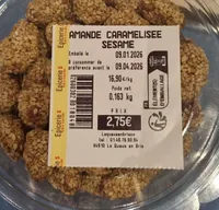 Amande caramélisé sésame