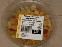 Mélange de fruits déshydratés