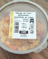 Mélange de fruits déshydratés