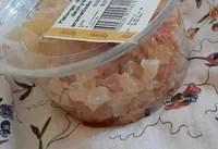 Mélange de fruit déshydraté aromatisé en cube