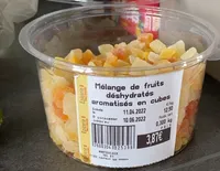 Mélange de fruits déshydratés