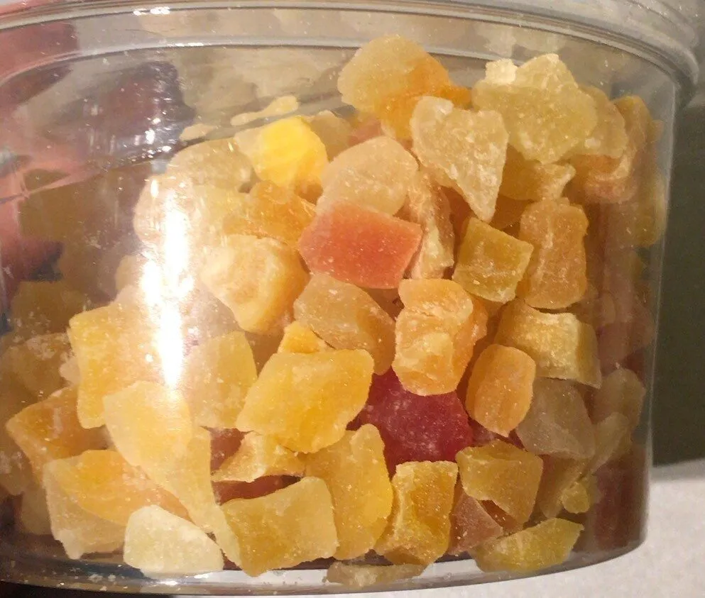 Melange de fruits desydratés