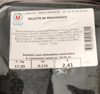 Rillette de maquereaux