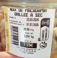 Noix de Macadamia