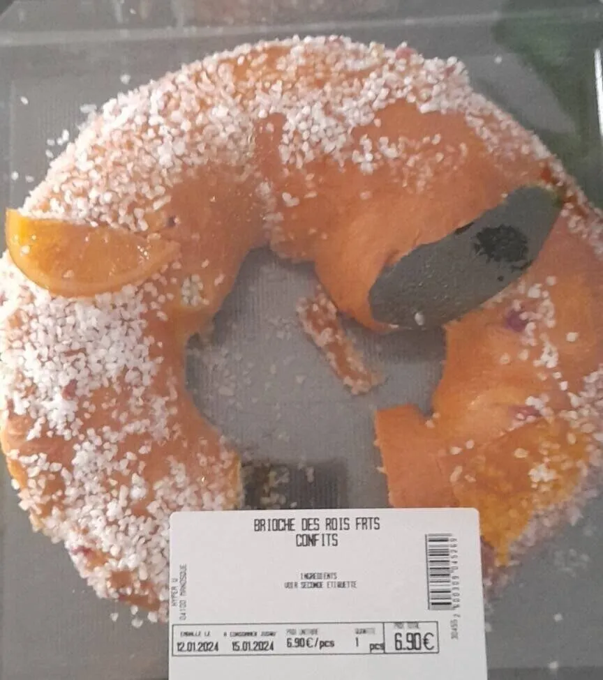 Brioche aux fruits confits