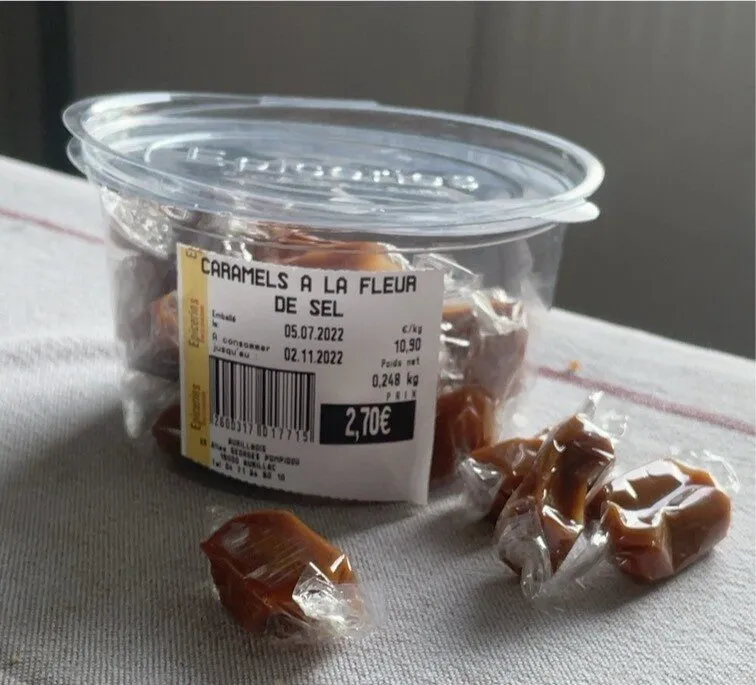 Caramels à la fleur de sel
