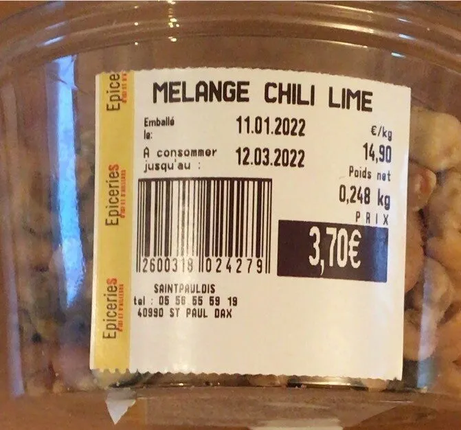 Melange chili lime