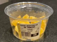 Pommes déshydratées en tranche