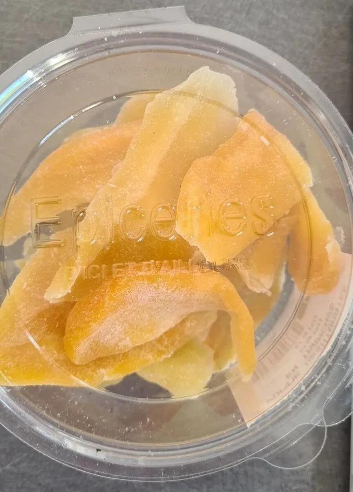 Pommes déshydratées en tranches