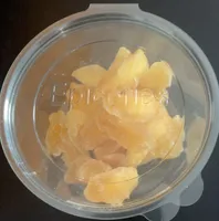 pomme déshydratée sucrée en tranche