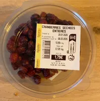 Cranberries séchées
