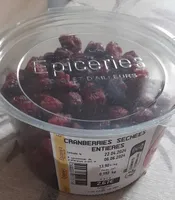 Cranberries séchées entières