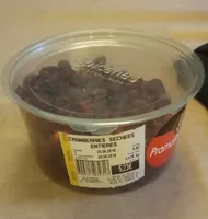 Cranberries séchées entières
