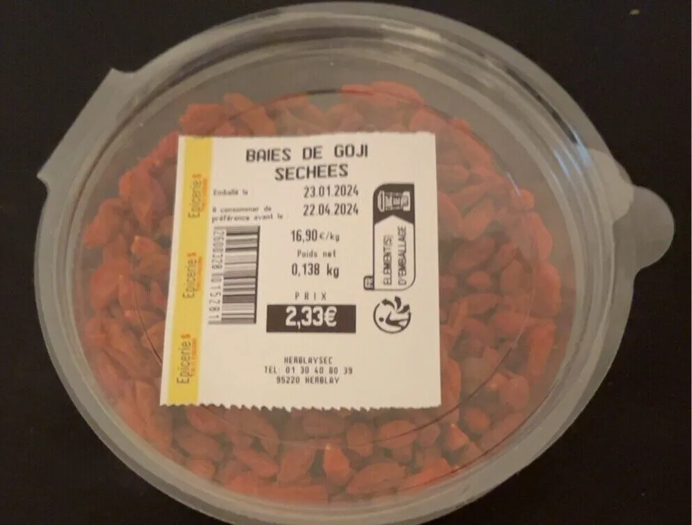 Baies de Goji Sèchées