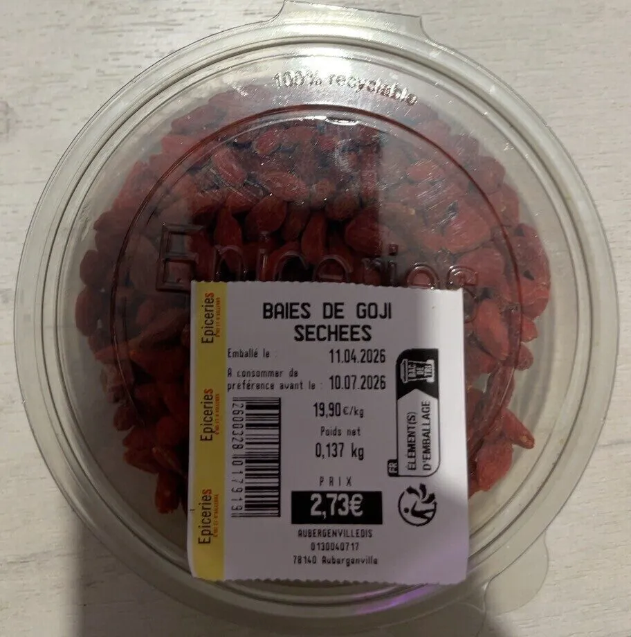 Baie de goji seche