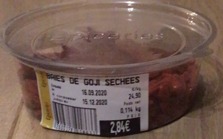 Baies de goji sechées