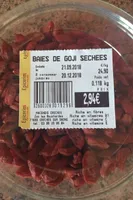 Baies de goji sechees
