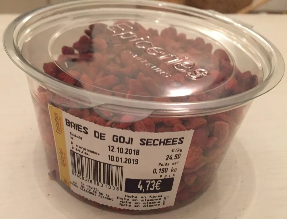 Baies de goji séchées