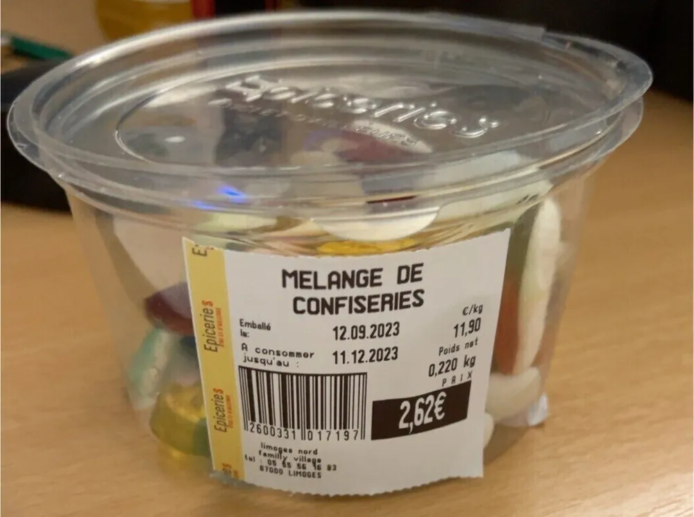 Melange de confiseries