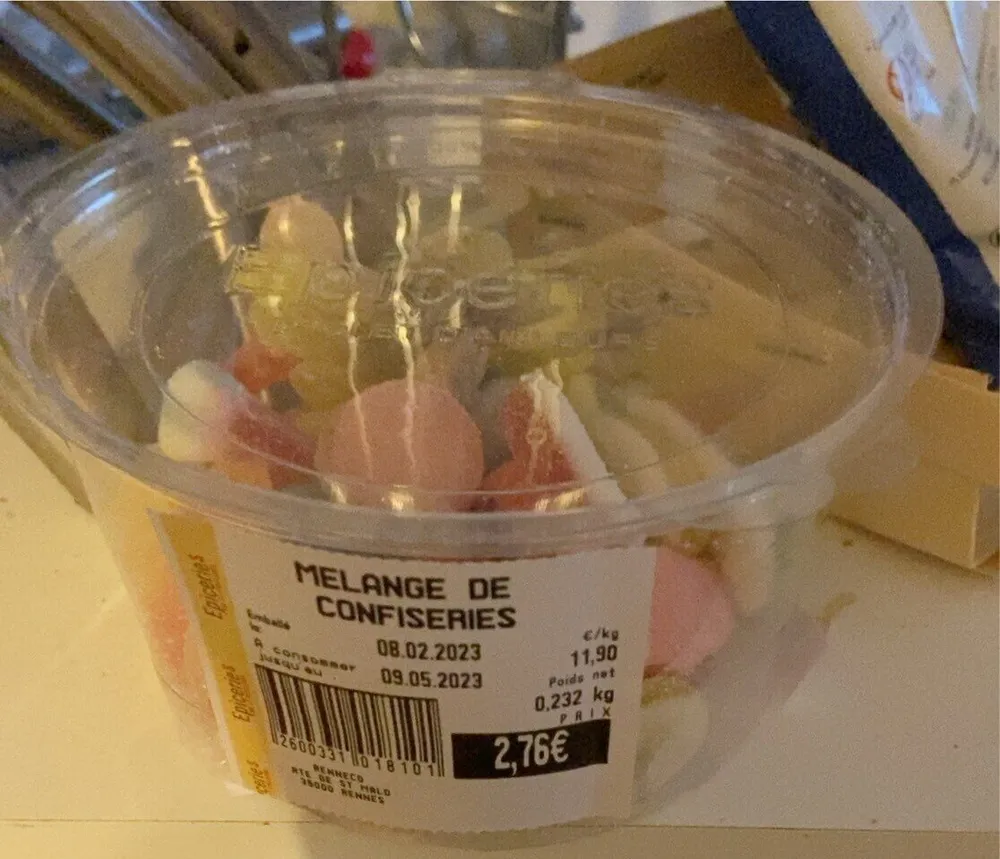 Melange de confiserie