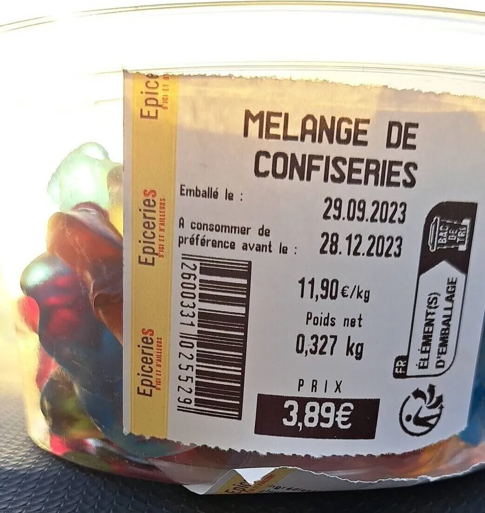 Mélange de confiserie