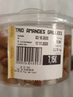 Trio amandes grillées