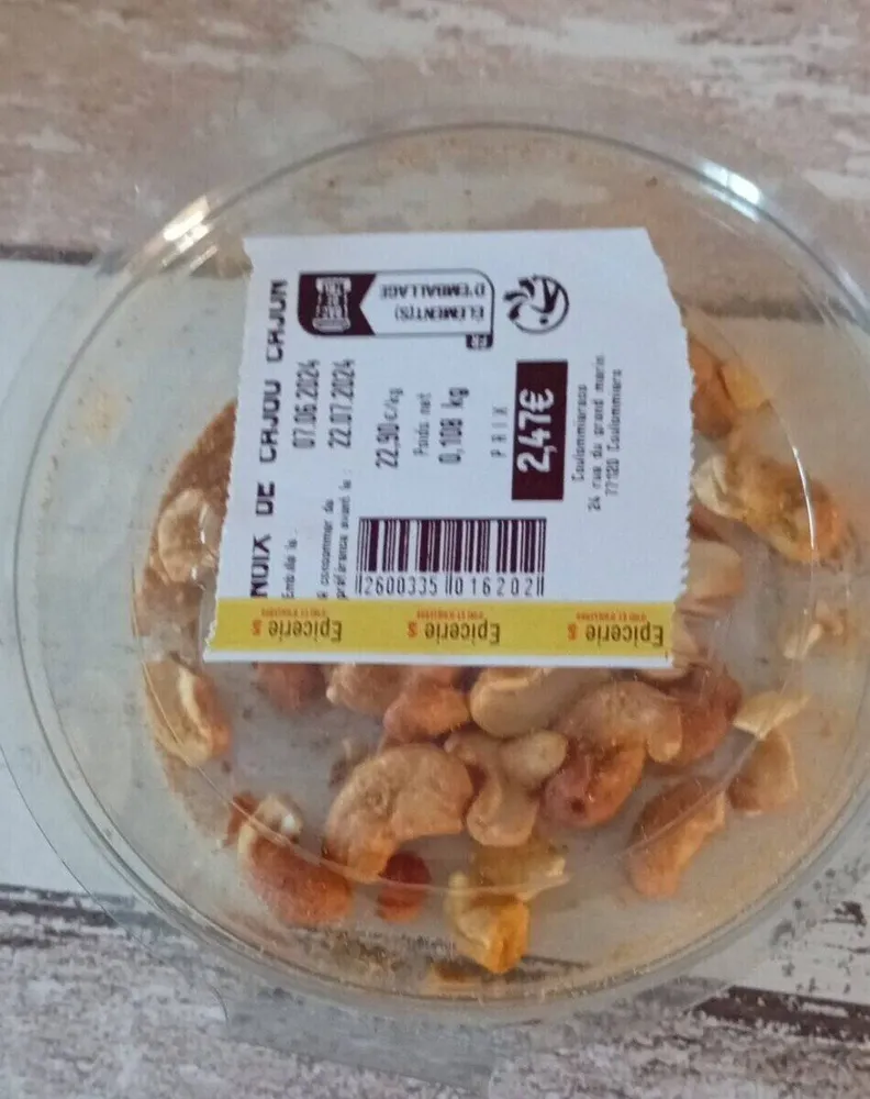 Noix de cajou cajun