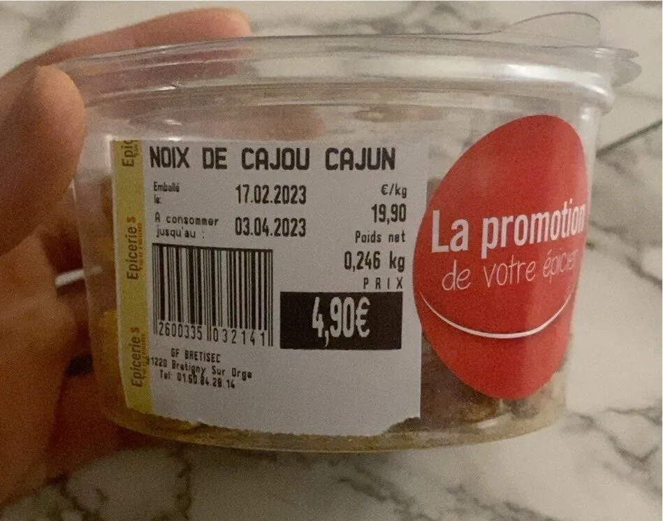 Noix de cajou cajun